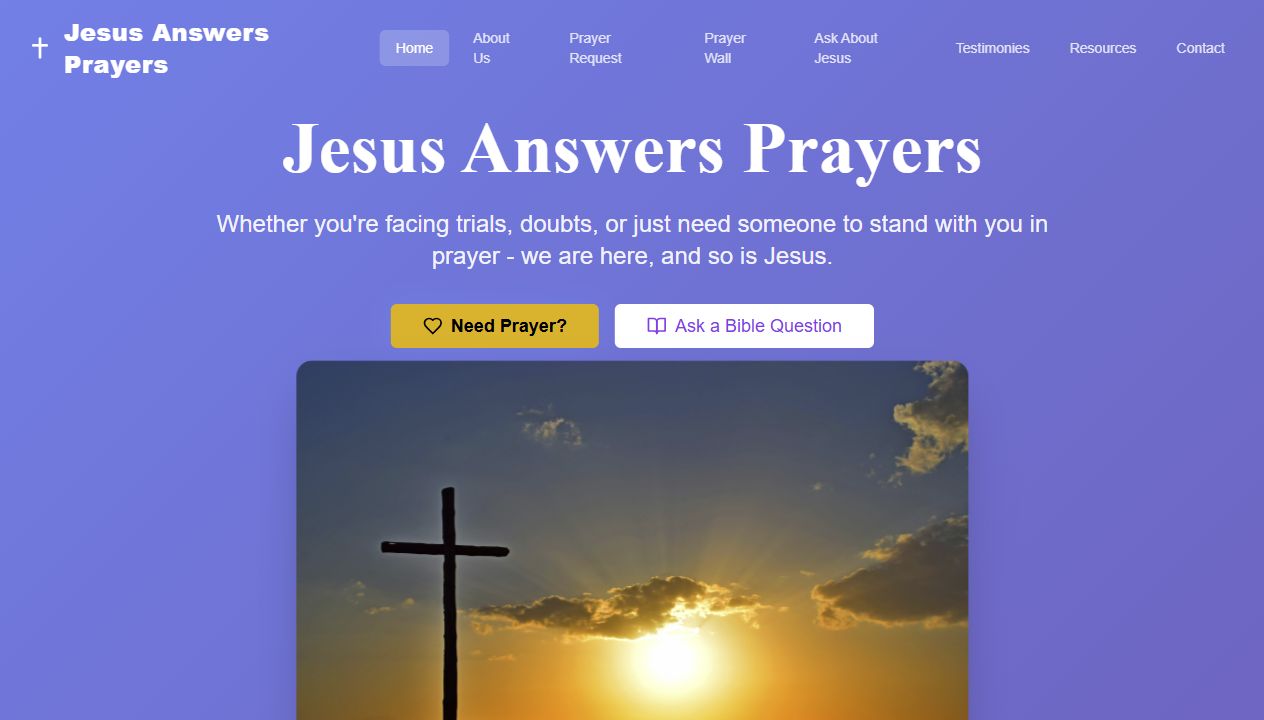 Jesus Answers Prayers